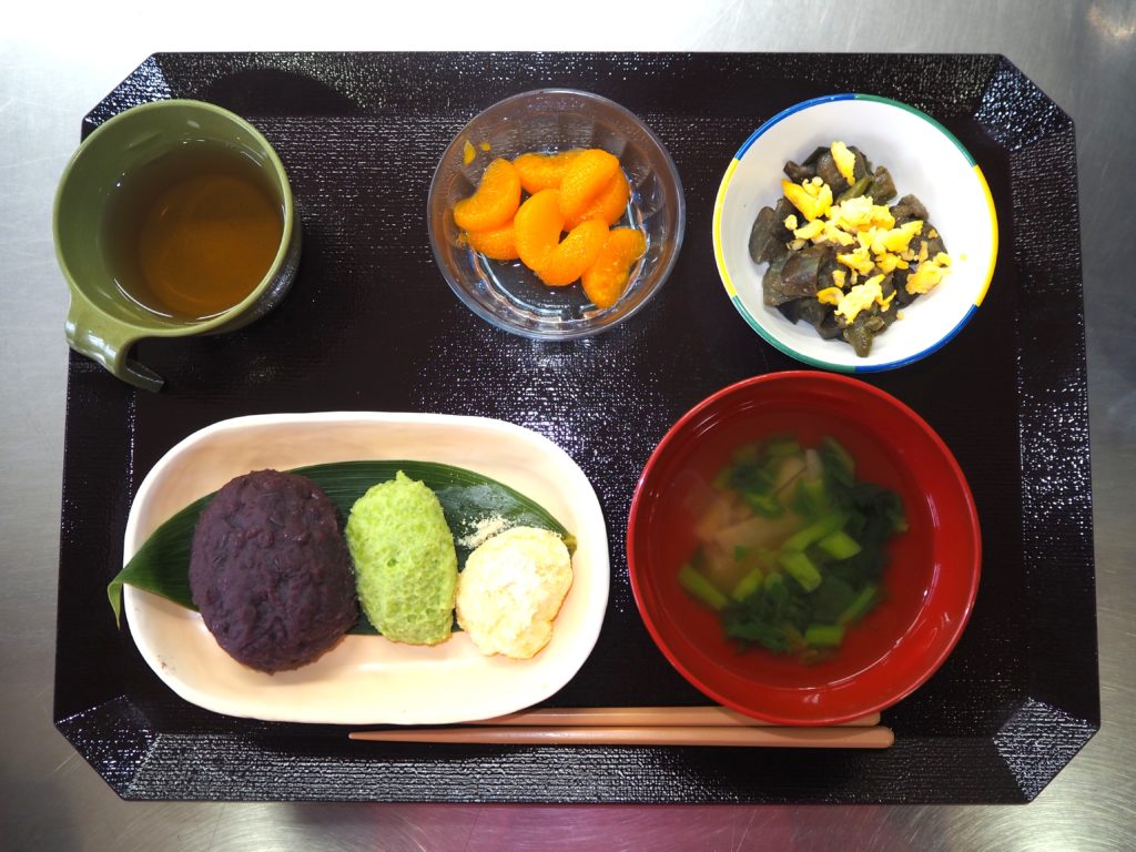 令和７年９月２５日やまなみ　おはぎ